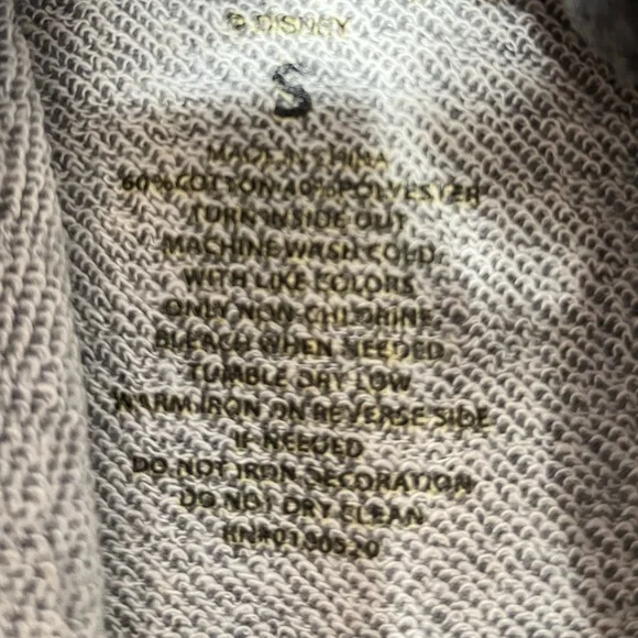 Disney Minnie Mouse Stripes Bow Hoodie Size Small - Picture 4 of 4